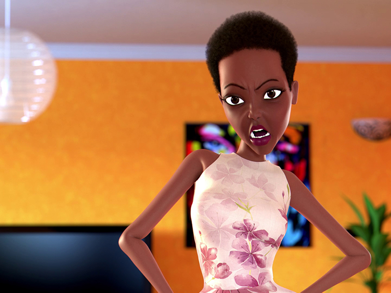 Shiriki brewed Coffee commercial still - 3d animation - 3d design - epic animation studios kenya